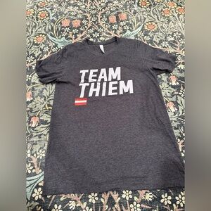 Team Thiem Gray T-Shirt Size Medium